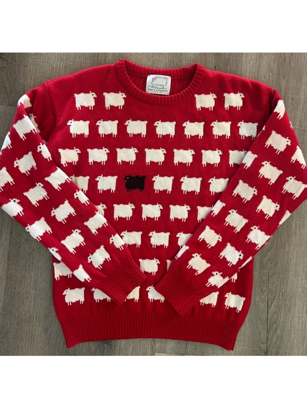 Warm and Wonderful London Black Sheep Sweater M/L Diana edition Wool Excellent